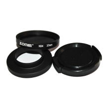 Zomei Filter Adapter + Nd4 Filter + Lens Cap For Gopro Hero 3 3+